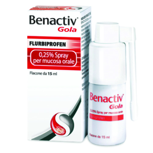 Foto BENACTIV GOLA SPRAY 0,25%